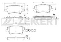 Колодки Торм. Диск. Задн. Hyundai I30 Ii Iii 13- Kia Ceed Iii 18- Optima Iv 15- Soul Ii 13- Ssan Zekkert арт. bs-1133