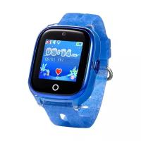 Умные часы для детей Wonlex Smart Baby Watch KT01 (2G) с сим картой, функцией телефона, GPS трекером, камерой, кнопкой SOS и вибровызовом. Синий