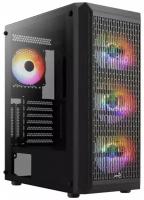 Корпус ATX Miditower AeroCool Beam-G-BK-v2 Black