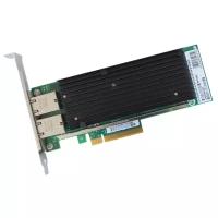 Сетевой адаптер LREC9802BT PCIe x8 2*RJ45 10G NIC Card