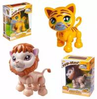 Игрушка "Маленькие дикие кошки", со звуковыми эффектами, 2 вида (кошка и лев) ABtoys