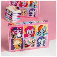 Подарочный набор носков адвент, 6 пар My little Pony, HASBRO, 14-16 см