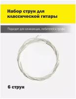 Набор струн для классической гитары, 6шт. нейлон