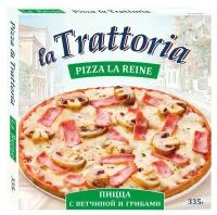 Пицца La Trattoria с ветчиной и грибами