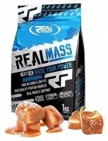 Гейнер Real Pharm Real Mass 1кг Карамель для роста мышечной массы, для набора массы, спортивное питание