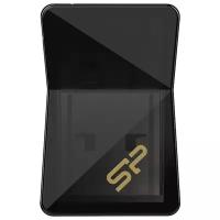 Флеш Диск Silicon Power 8Gb Jewel J08 Sp008gbuf3j08v1k USB3.0 черный Sp008gbuf3j08v1k