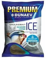 Прикормка натуральная зимняя Dunaev ICE PREMIUM Универсальная 0.9 кг