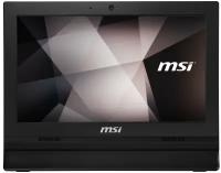 Моноблок MSI Pro 16T 10M-072RU 15.6" HD Touch Cel 5205U (1.9) 4Gb SSD128Gb HDG CR Windows 11 Professional GbitEth WiFi BT 65W Cam черный 1366x768