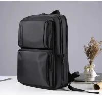 Рюкзак унисекс PICANO черный, 43х28х14 см, полиэстер, для ноутбука / городской / повседневный
