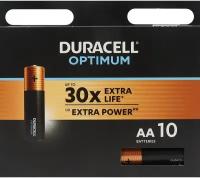 Батарея Duracell Alkaline LR6 Optimum AA 10шт блистер