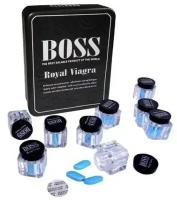 Таблетки для потенции Boss Royal Viagra (Босс Роял Виагра), мужская виагра для уверенного секса 27 табл, 9 тюб. х3 табл
