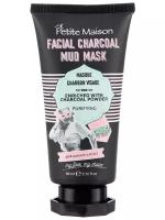 PETITE MAISON Грязевая маска для лица с древесным углем FACIAL CHARCOAL MUD MASK 80мл