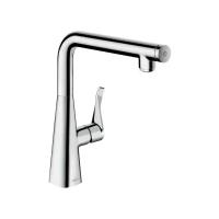 Однорычажный смеситель для кухни (мойки) Hansgrohe Metris Select 14847000