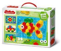 Мозаика для самых маленьких Baby Toys "Рыбка", 4 цвета, 34 элемента