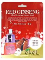 EKEL Red ginseng Ultra Hydrating Essence Mask Тканевая маска для лица с экстрактом красного женьшеня