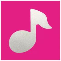 Дырокол EFCO "Музыкальная нота", фигурный, розовый, 1,6 см