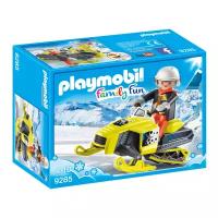 Набор с элементами конструктора Playmobil Family Fun 9285 Сноумобиль