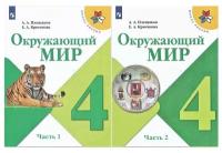 А. А. Плешаков. Окружающий мир. 4 класс. Учебник (комплект 2 части)