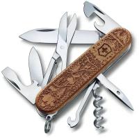 Нож Victorinox 1.3701.63L21 Climber Wood Swiss Spirit Special Edition 2021