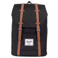 Рюкзак Herschel Retreat 19.5 black (black/tan synthetic leather)