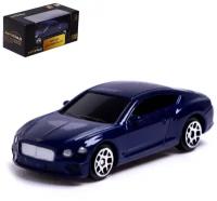 Машина BENTLEY CONTINENTAL GT, металлическая, масштаб: 1:64, цвет синий