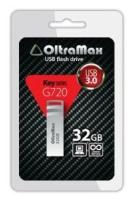 Флеш-накопитель 32Gb OltraMax Drive Key G720, USB 3.0, пластик, серебряный