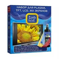 Набор Top House для PLASMA, TFT, LCD и ЖК экранов (3 предмета) чистящий спрей+сухие салфетки для экрана