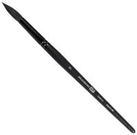 Кисть BRAUBERG Art classic, белка, круглая, короткая ручка, №9, 1 шт., пакет, черный