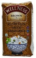 Рис Басмати Коричневый (brown basmati rice) WellNess | Велнесс 1кг