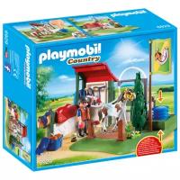 Набор с элементами конструктора Playmobil Country 6929 Лошадиная мойка, 13 дет