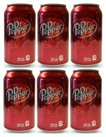 Газированный напиток Dr Pepper Original USA (Доктор Пеппер Оригинал США)/ 6 банок по 355 мл