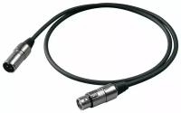 Proel BULK250LU05 Кабель микрофонный XLR-XLR, 0,5 м