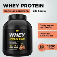 Протеин сывороточный PRIMEKRAFT Whey Protein, Соленая карамель (Salted caramel), банка 1800 г / 60 порций