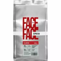 Кофе в зернах Face to Face Classic, арабика/робуста средней обжарки, 1кг