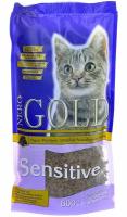 NERO GOLD CAT ADULT SENSITIVE для взрослых кошек при аллергии с ягненком (0,8 кг)