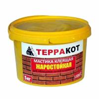 Мастика Терракот жаростойкая 5 кг