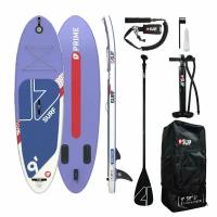 Cап борд надувной двухслойный PRIME 9'х30"x4" Surf purple / Sup board, сапборд, доска для сап серфинга