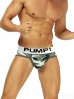 Мужские трусы брифы камуфляжные с серой каймой PUMP! PU141 L (48)