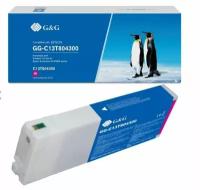 G&G струйный пурпурный картридж T8043 для Epson SC-P6000/7000/8000/9000 (700 мл)