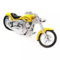 Модель Технопарк Мотоцикл Чоппер, 14.5 см, желтый 1297170-R-y