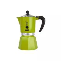 Гейзерная кофеварка Bialetti RAINBOW, 4972 120мл зеленая