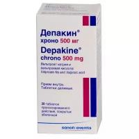 Депакин хроно таб. пролонг. п/об. 500мг №30