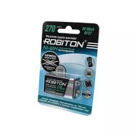 Аккумулятор Robiton 9V Крона, 6F22 (Ni-MH, 270 mAh)