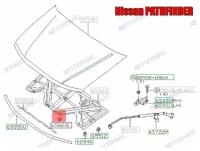 Клипса шумоизоляции капота ниссан ( OEM-65832F5000 ) / 10 шт