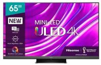 65" Телевизор Hisense 65U8HQ, ULED, 4K Ultra HD, темно-серый, смарт ТВ, VIDAA