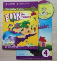 Fun for Movers Studen's Book, Home Fun booklet, CD комплект учебник, буклет, диск