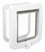 Дверца для кошек и собак Trixie 2-Way Flap Door, размер 20х22см, белый