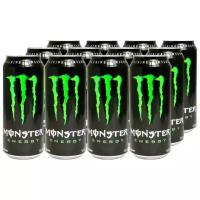 Энергетический напиток Monster Energy Green гуарана, классический, 0.5 л, 12 шт