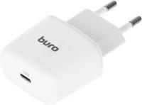 Сетевое зарядное устройство Buro BUWB1, USB-C, 10Вт, 2A, белый [buwb10s010wh]