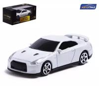 Машина металлическая NISSAN GT-R (R35), 1:64, цвет белый